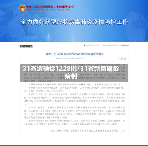 31省增确诊1228例/31省新增确诊病例-第3张图片