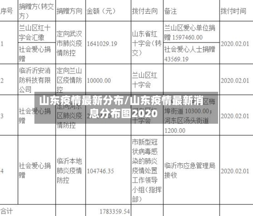 山东疫情最新分布/山东疫情最新消息分布图2020-第2张图片