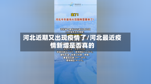 河北近期又出现疫情了/河北最近疫情新增是否真的-第2张图片