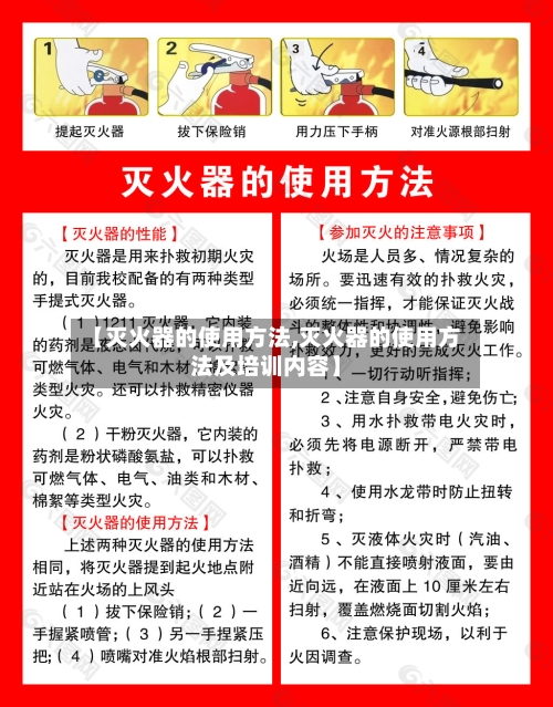 【灭火器的使用方法,灭火器的使用方法及培训内容】