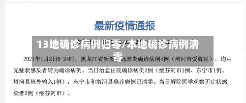 13地确诊病例归零/本地确诊病例清零-第3张图片
